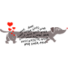 Dackel love Liebe 
