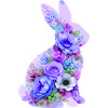 Bunny Pastel Flowers