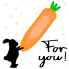 Easter Bunny Carrot