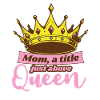 Titolo di mamma appena sopra il regalo della Regina per la Festa della Mamma