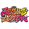 Graphisme néon Jesus Lover