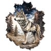 Wolf Starry Sky