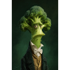 Broccoli Gentleman in Victorian Attire
