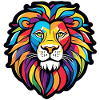 Rainbow Bright Lion