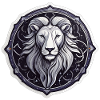 Cosmic Leo Round Astral Pattern