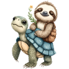 Sloth and Turtle on holiday 🦥🐢 (3)