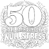 50 Halbjahrhundert Null Stress