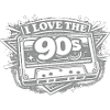 I Love the 90s Cassette