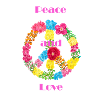 Blumen Peace Zeichen