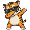 Dabbing Tiger