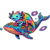 Galactic Gecko Rainbow Chameleon Space Travel