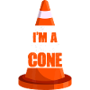 Traffic Cone Pun Illustration