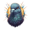 Sunbeam Dove Portrait