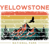 Yellowstone National Park Retro
