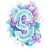 9e anniversaire Papillons Pastel Girl Neuf