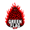 Flaming Green Flag Crest