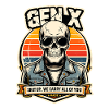 Skull Sunset Denim Rider