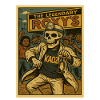 Legendärer Skelett Tanz bei Rockys
