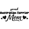Fière mère Aussie Terrier, Australienne