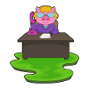 Pig Secretary Desk Office