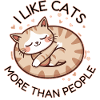 Cat Lover: More Than People