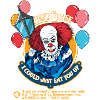 IT – Pennywise With Quote And Balloons