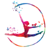 Gymnast With Band Rhythmic Gymnastics