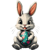 Bunny Easter Rabbit Easter Egg Cute