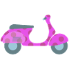 Roller Dots Punkte Frühling Italien Lebensfreude