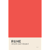 Ruhe entsteht durch Abstand Poster