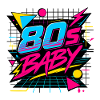 80s Baby Neon Retro