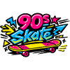 90s Skateboard Retro Flair