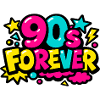 90s Forever Neon Pop