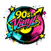 90s Vinyl Neon Circle