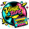 Vinyl & Tape Neon Retro