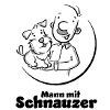 Mann mit Schnauzer (Oberlippenbart)