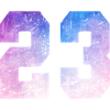 numéro 23 – Cadeau anniversaire 23 ans