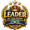 Leader of the Team Crown Badge