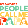 Paysage Papa Gardener Silhouette Art rétro
