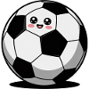 Fußball comic süß