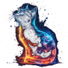 Galaxy Cat Neon – Cosmic Space Cat