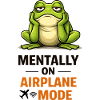 Frosch im Flugzeugmodus-Meme