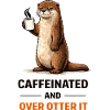 Caffeinated Otter Tee