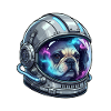 Astronaut Dog Frenchie Space