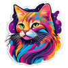 Rainbow Bright Cat