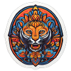 Tiger Bunte Mandala