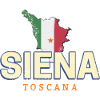 Siena Tuscany Italy Retro Map Souvenir