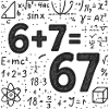 Six Seven 67 Meme 6+7=67 Italiensk hjärnröta humor