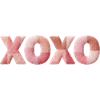 XOXO Patchwork disant Bisou-Câlin