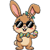 Easter Cool Easter Bunny Sunglasses